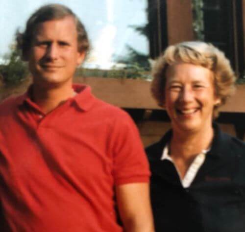 Robert England Grant, Jr. with his wife Patricia Ann Hill.